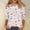 Multicolor, variant on ALLLIST 3/4 Sleeve Women's Tops Summer Plus Size Tee Floral Relaxed Fit Blouse Clothing for Ladies