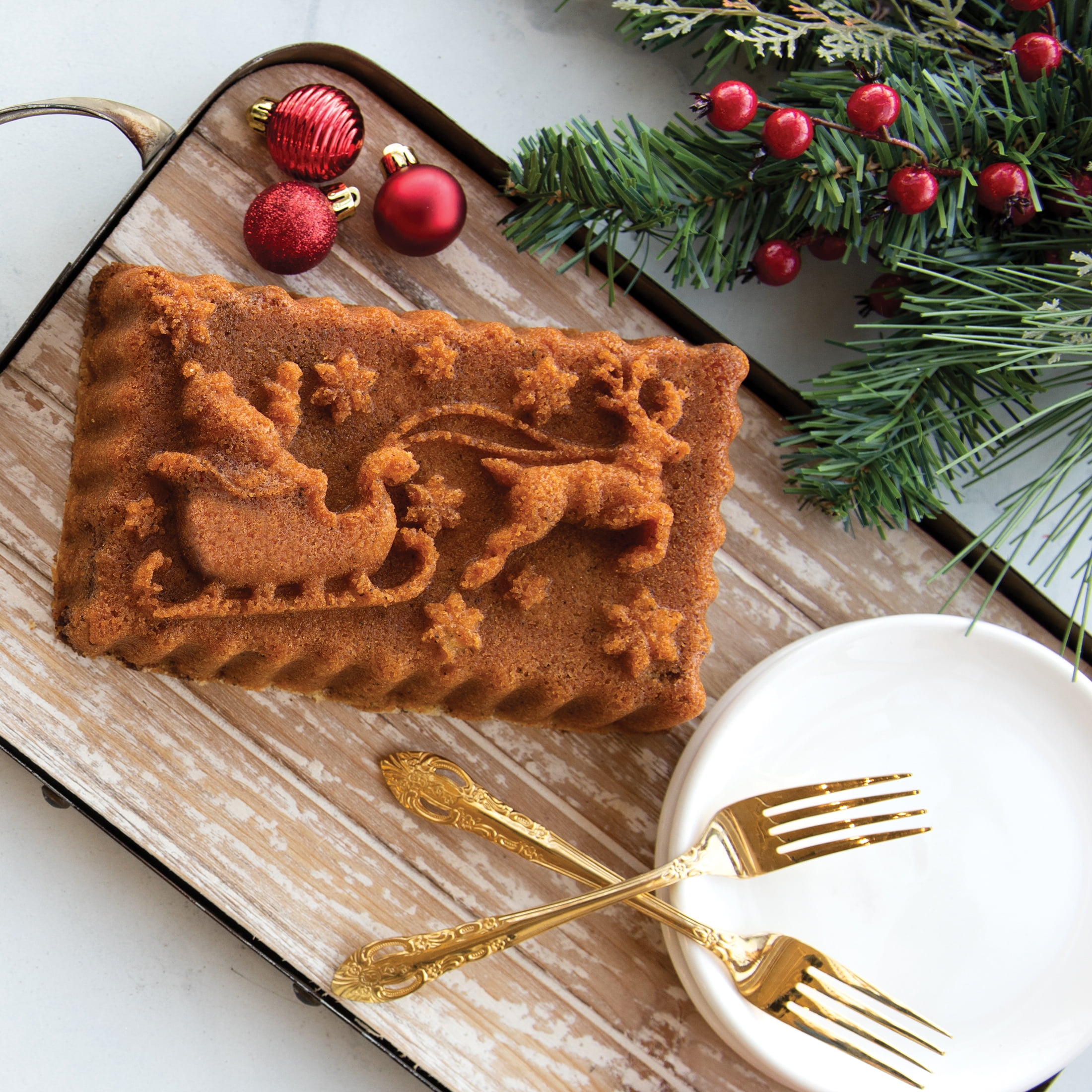 NEW Holiday Mini Loaf Pan Nordic Ware Nordicware Christmas