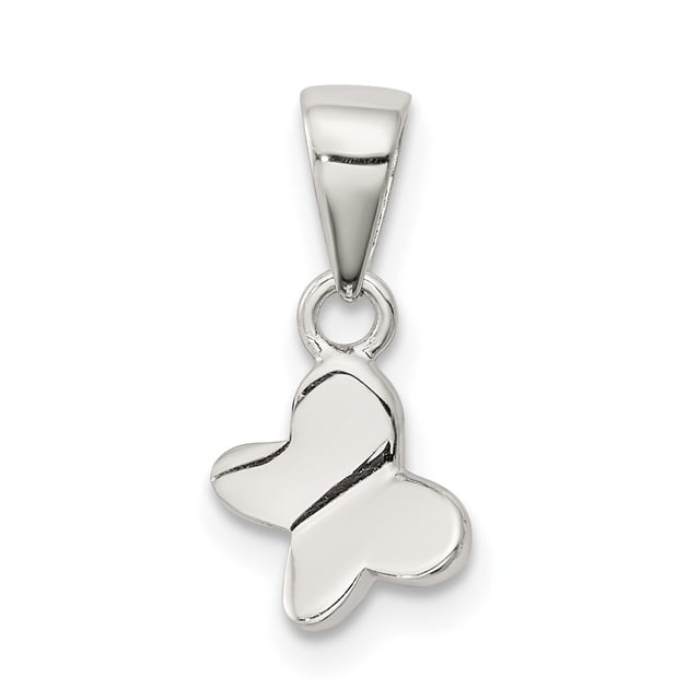 Collier Pendentif Papillon en Argent Sterling 925 avec Charme Insecte Arachnide