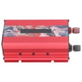 thumbnail image 3 of Inversor de corriente para coche 300 W CC a CA 220 V Convertidor solar de onda sinusoidal 2,0 A Pantalla LCD USB para carga CC roja 12 V, 3 of 9