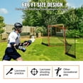 thumbnail image 6 of Vevor ZQGQQMTJK66YPRVT9V0 Hockey & Lacrosse Goal Backstop with Extended Coverage, 6 of 7