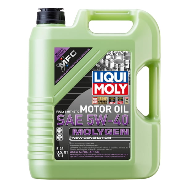 Aceite de motor Liqui Moly Molygen New Generation 5W40 5L