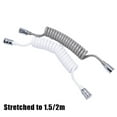 Verolina Telephone Line Shower Hose Spring Flexible Water Plumbing