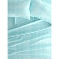 thumbnail image 5 of Comfort Canopy - Bed Sheets 4 Piece Aqua Thatch Patterned Microfiber king size sheet sets, 5 of 11