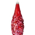 thumbnail image 3 of 4-Count Red and Pink Glitter Ombre Finial Shatterproof Christmas Ornaments, 8.3", by Holiday Time, 3 of 5