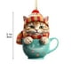 thumbnail image 3 of Fiudx Liquidación de ahorros de verano 1 adorno para árbol de Navidad 2024, adorno navideño 2024, colgante acrílico para árbol de Navidad, fiesta, coche, decoración del hogar, 3 of 7