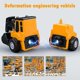 thumbnail image 3 of Juguetes ensamblados con coche de ingeniería de transformación magnética, 3 of 5
