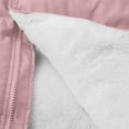 thumbnail image 5 of Women's Fleece Lined Cotton Jacket, Thickened Warm Solid Color Padded Coat, Soft Plush Inner Layer Winter Outerwear, Casual Zip Up Jacket for Women, Comfortable Daily Wear Fall and Winter Coat Pink, 5 of 9