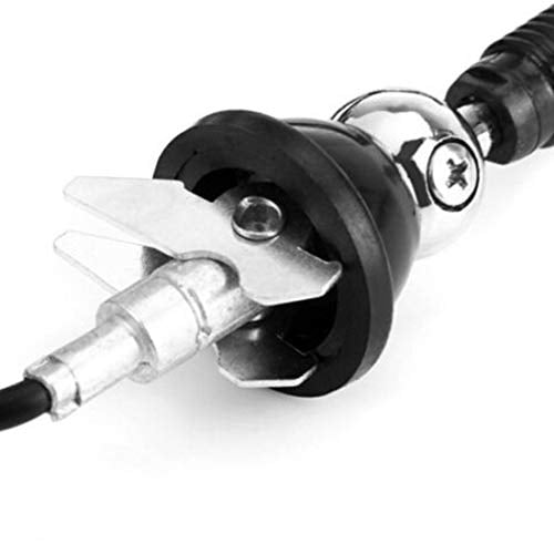 Dual Electronics MANT16B Antena de radio marina de largo alcance con mástil duradero, negro, 16 pulgadas