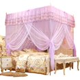 thumbnail image 1 of Fdit Luxury Princess Four Corner Post Mosquito Net Bedding, 1 of 11