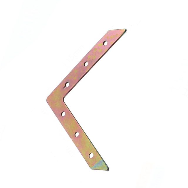 BESTYASH 5Pcs Corner Bracket Heavy Duty Triangle Fixed Bracket Galvanized Iron for Desks