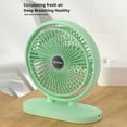thumbnail image 5 of Desktop Circulation Fan 9 Inch Silent Three Speed Adjustable Angle Strong Wind Double Bracket USB Powered for Office Bedroom Table Car Home Quiet Cooling Airflow, 5 of 5