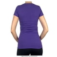 thumbnail image 4 of Playera Wilson Talla M Deportiva de Cuello Redondo Morado, 4 of 4