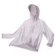 thumbnail image 6 of RKSTN Jackets for Men Sun Protection Hooded Shirt Solid Color Long Sleeve Drawstring Zip up Breathable Daily Commuting Sports Shirts with Pockets, 6 of 9