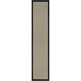 thumbnail image 2 of Unique Loom Outdoor Border Collection Area Rug - Frame (2' 7" x 12' Runner Black/Ivory), 2 of 9