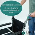 Wheelchair Handle Extender by Troy Technologies Easy To Install. No