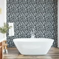 thumbnail image 4 of Ambesonne, Abstract Modern Art Peel & Stick Wallpaper for Home, Geometric Vibes, 13"x72", Charcoal Grey Pale Grey, 4 of 5
