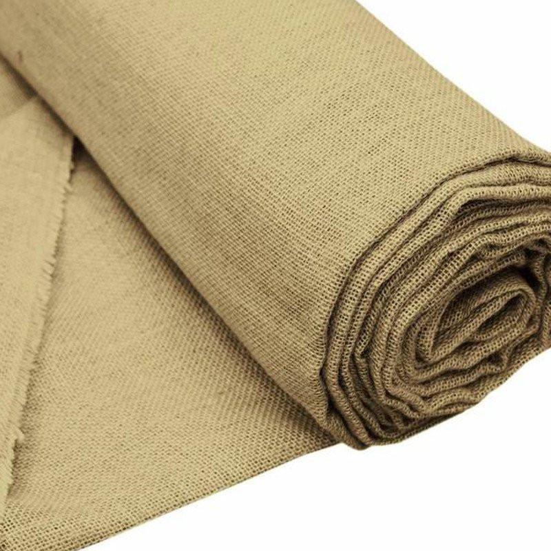 Efavormart 60 inch x 10 yards Natural Brown Burlap Fabric Roll