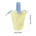 thumbnail image 2 of JOGZMZ Large Capacity Pencil Case With Standing Function, Durable Canvas Stationery Bag, Portable Desk Organizer with Handle for Office and Home Use, 2 of 6