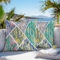 thumbnail image 4 of Outdoor Pillow Cover Abstract Mable Set of 2 Waterproof Throw Pillowcases Geometic Modern Decorative Patio Furniture Pillows for Couch Garden Indoor & Outdoor Use, 4 of 9