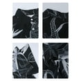 thumbnail image 5 of LALAMELON Men's Hawaiian Shirt Button Down Tropical Holiday Beach Shirts Casual Short Sleeve Tops, 5 of 6