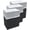 Black, variant on Clean Cubes 13-Gallon Pop-Up Trash Bins, 3-Pack, Pink – Disposable, Collapsible, with Fitted Trash Bags