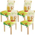 thumbnail image 1 of Funda protectora para silla ABPHQTO elástica con diseño de pato y huevo de Pascua juego de 4, 1 of 4