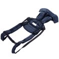 thumbnail image 4 of Portabebés Diseño ergonómico Transpirable Ajustable Cómodo Material de algodón suave Portabebés azul a rayas, 4 of 9