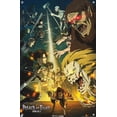 thumbnail image 4 of Attack on Titan: Season 4 - Key Visual 3 Wall Poster with Magnetic Frame, 22.375" x 34", 4 of 4