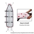 thumbnail image 4 of HELLHERO Ironing Board Cover, Standard Size 15"x54" Steam Iron Board Elastic Edge, Easy Install, Cherries, 4 of 5