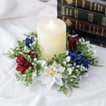 thumbnail image 5 of Big sale Independence Day Wreath Home Decoration With Red,white, Blue Ears Hanging Upside Down, Door Hanging Wreath, 5 of 5