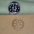 thumbnail image 2 of Leather Stamping Tool, Flower Center Stamp, J547, Leather Stamping Tool Stamp, Craft Japan Leathercraft Tool, 2 of 6
