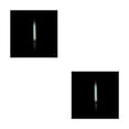 thumbnail image 3 of Naiovety Barra luminosa de plástico, colorida, para acampar, mochilero, puesta en escena de emergencia, reemplazo de varillas luminosas, decoración con Blanco 2piezas Naiovety CBP490766, 3 of 6