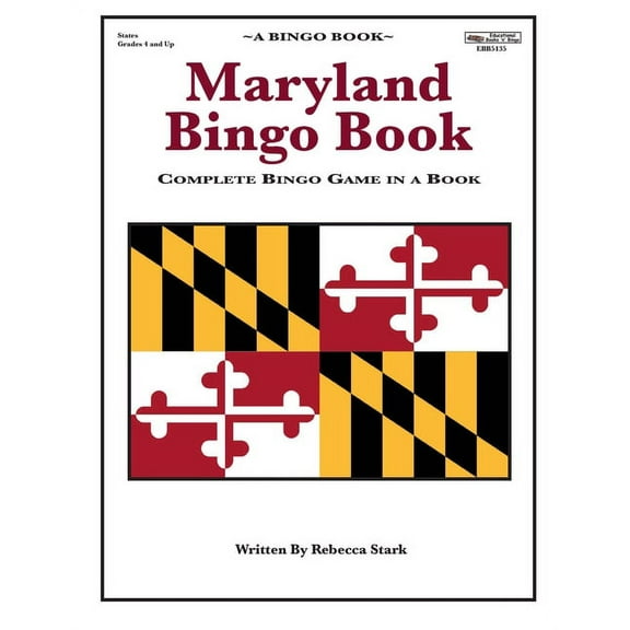 Maryland Bingo Book: Complete Bingo Game In A Book (Paperback)