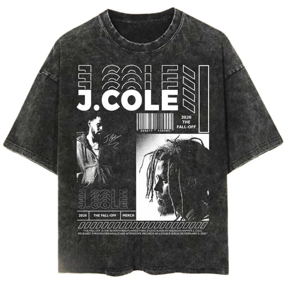 J Cole Merch Cotton Shirt Vintage Unisex Tops Tee Jersey Outdoor Fashion Tee y2k Top