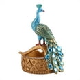 thumbnail image 2 of Resin Ashtray Vintage Ashtray Handcraft Ashtray Handcraft Resin Ashtray Creative Handcraft Peacock Modelling Resin Ashtray Succulent Plants Pot Home Office Decor Blue, 2 of 8