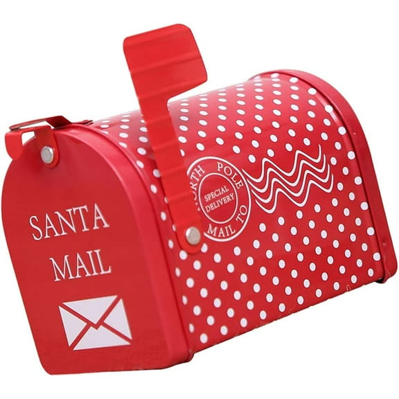 Xmas Mailbox Post Great Kids Gifts Polka Dot for Festival Decor