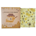 thumbnail image 2 of Juego de 3 piezas de papel de cera de cera de abeja reutilizable, toallitas de cera de abeja orgánica, envoltura de alimentos de diferentes tamaños para frutas, verduras y pan lavables (estilo 1) Rojo Verde, 2 of 4