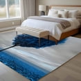 thumbnail image 4 of Rectangle Area Rugs 6 x 9 Ft, Valentine's Day Non-Slip Residential Carpet, Blue Heart Love Trees Romance Spring Indoor Crawling Mats Runner Rugs for Living Room/Dining Room/Bedroom, 4 of 8