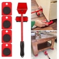 thumbnail image 5 of Accesorio de elevación YONGSHENG kit para mover muebles pesados 1 varilla de elevación y 4 ruedas móviles hasta 300 kg, 5 of 5