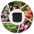 thumbnail image 2 of Tripumer 8 Pack Plant Grow Bags 3 Gallon Fabric Planting Bags with Handles for Vegetable Herbs and Flowers Black, 2 of 7
