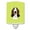 Lime Green, variant on Caroline's Treasures BB1305CNL Checkerboard Lime Green Basset Hound Ceramic Night Light, 6x4x3", multicolor