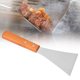 thumbnail image 5 of Pala de cocina con mango de madera, raspador de parrilla para barbacoa de acero inoxidable, aleta para panqueques, 5 of 8