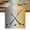 Gray Yellow, variant on Ice Hockey Table Runner, Farmhouse Rustic Ball Sport Game Wooden Grain Washable Cotton Linen Table Runners 36 Inches Long, Dresser Scarf Runner for Nightstand/End Tables/Round Tables 13''x36''