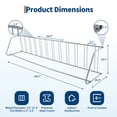 thumbnail image 2 of QinaQin Floor-Standing Bicycle Racks, Freestanding Bicycle Racks, Upright Bicycle Racks, Heavy-Duty Bicycle Racks Suitable for Garages, Streets, and Backyards, 2 of 7