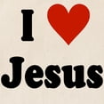 thumbnail image 2 of CafePress - I Love Jesus Tote Bag - Unisex Canvas Tote Bag, Beige, 1-Piece, 2 of 6