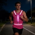thumbnail image 5 of Kieccall LED Reflective Running Gear High Visibility Rechargeable Adjustable Vest for Men Women Outdoor Sports, 5 of 6