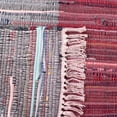 thumbnail image 6 of SAFAVIEH Rag Romeo Striped Cotton Area Rug, Red/Grey, 6' x 6' Round, 6 of 7