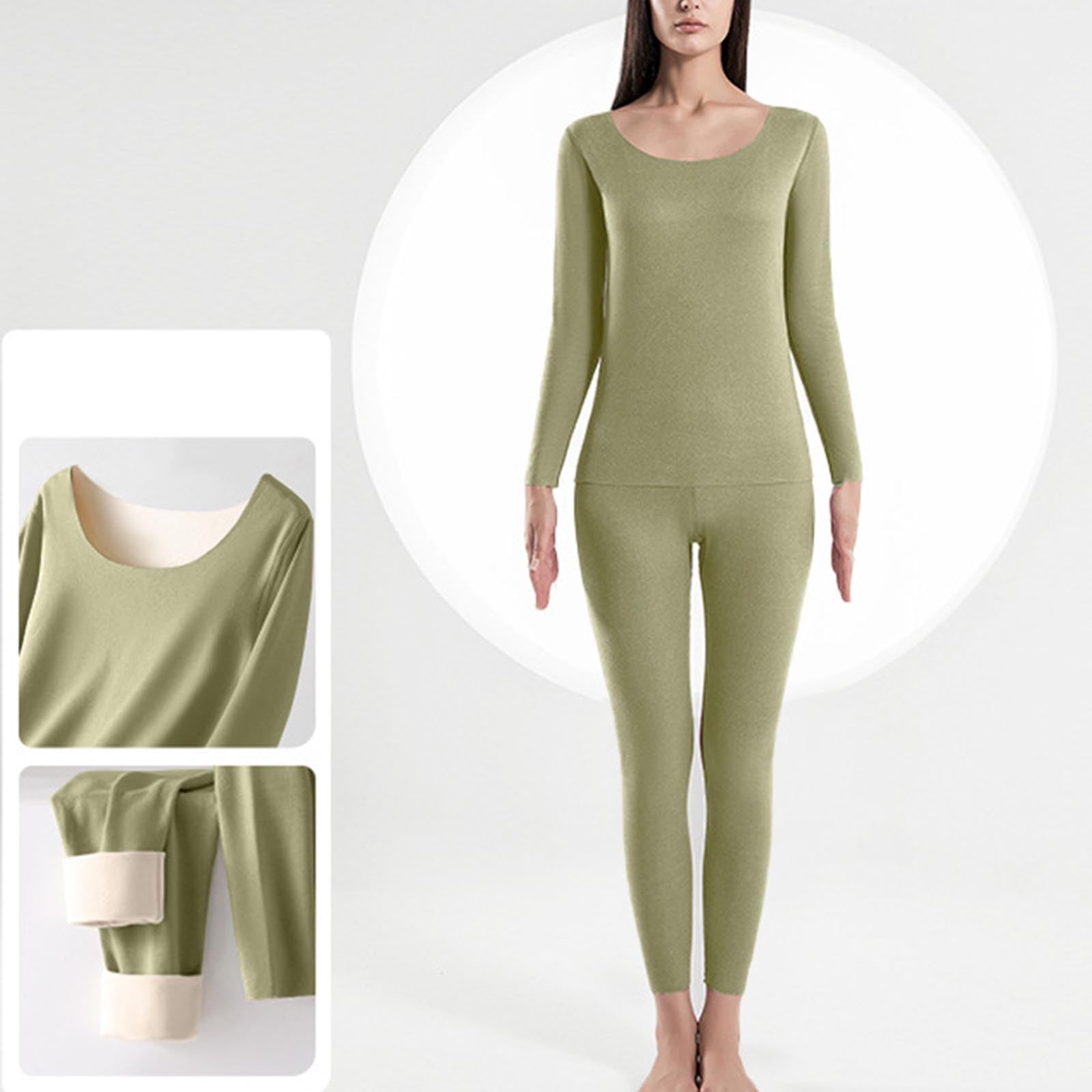RQYYD On Clearance Thermal Underwear Sets for Women Long