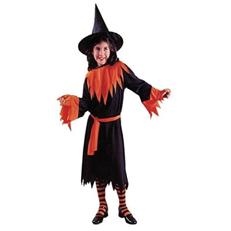 Girls Wendy The Witch Kids Child Fancy Dress Party Halloween Costume, L